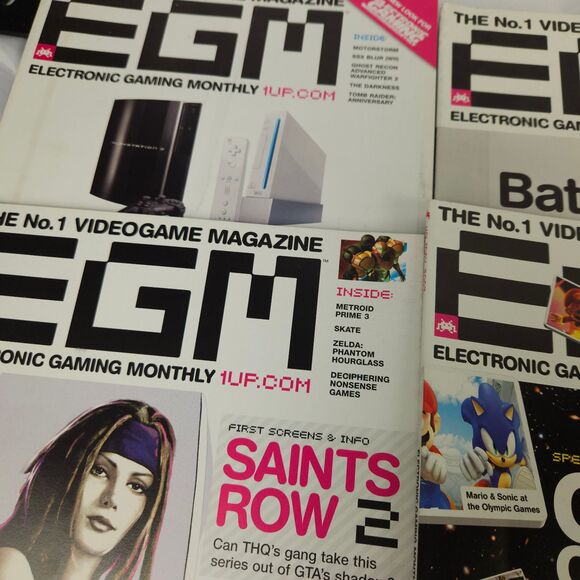 2007 EGM Electronic Gaming Monthly Magazine Lot of 12 Kingdom Hearts Halo 3 - Picture 2 of 14